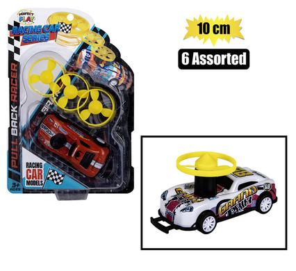 FLYING DISC ALLOY RACER CAR