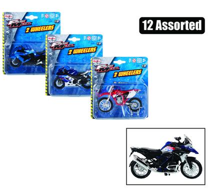 MAISTO DINKY ASSORTED MOTORBIKES 1:18