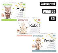 WOODEN PUZZLE DIY 3D WIND UP