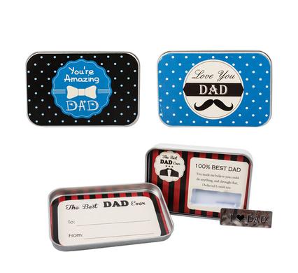OCCASION DAD TOKEN TIN ASSORTED