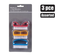 PACK OF 3 NAIL CLEANING BRUSHES