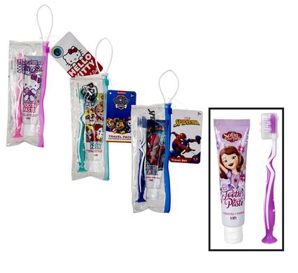 CARTOON TOOTHBRUSH & TOOTHPASTE SET