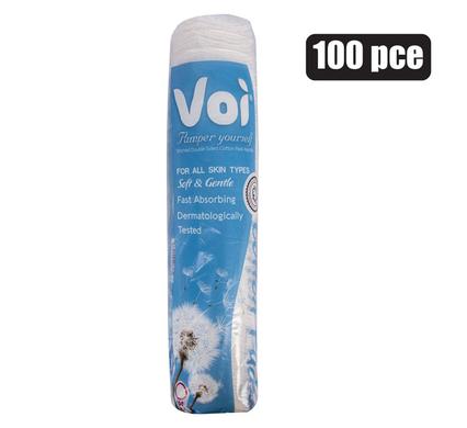 COTTON WOOL PADS 100PC STRING-BAG