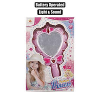 PRINCESS BATTERY OPERATED MAGIC MIROR LIGHT AND SOUND