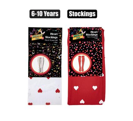 HEART STOCKINGS FOR 6 TO 10 YEARS