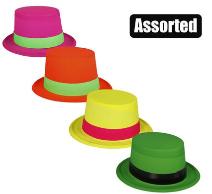 DRESS UP NEON TOP HAT