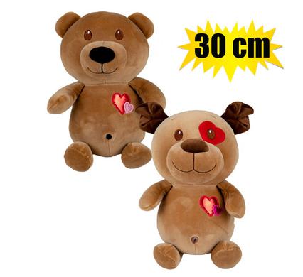 PLUSH LOVE DOGGY TEDDY BEAR