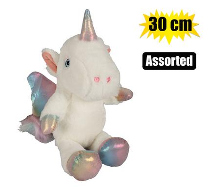 SOFT UNICORN TEDDY WITH WINGS