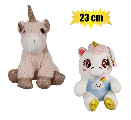 SOFT UNICORN TEDDY 23CM