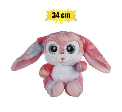 PLUSH ANIMAL BIG EYES FLOPPY EARS 23cm