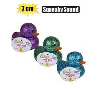 SQUEAKY GLITTER DUCK