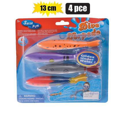 DIVE TOYS 4PC 13cm