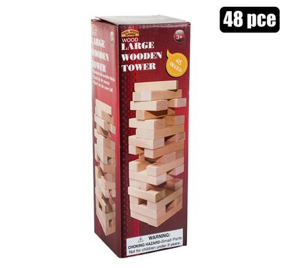 WOOD TOWER game 48 PIECE