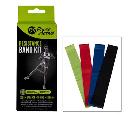FITNESS RESISTANCE BAND LOOPS SET 5PC