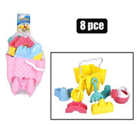 BEACH-SET 17cm BUCKET + 6 ACCESSORIES