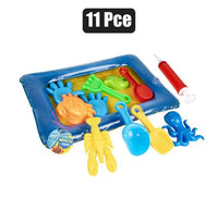 BEACH SET 11PC WITH INFLATABLE SANDPIT