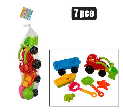 BEACH TRUCK TOY 7PC