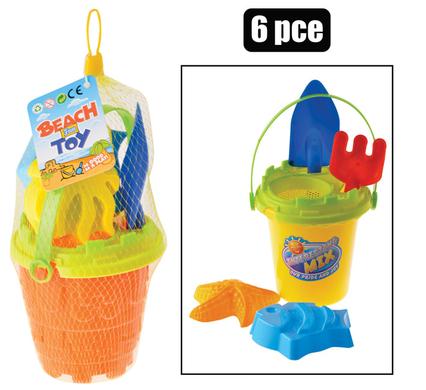 BEACH-SET 6PCE BUCKET