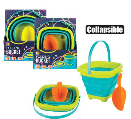 COLLAPSE BEACH BUCKET WITH SPADE