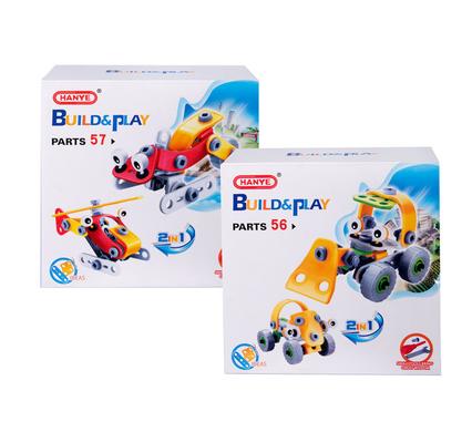 BUILD & PLAY CONSTRUCTION PLASTIC VEHICLE