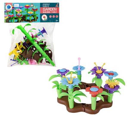FLOWER GARDEN 32PC BUILDING BLOCKS