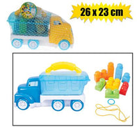 LORRY TRUCK WITH BUILDING BLOCKS