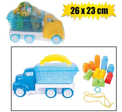 LORRY TRUCK WITH BUILDING BLOCKS