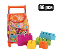 BUILDING BLOCKS IN TROLLEY BAG