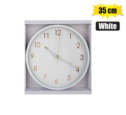 WHITE WALL CLOCK