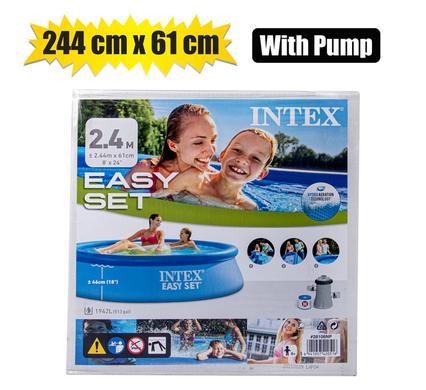 INTEX POOL SET WITH PUMP 244x61cm