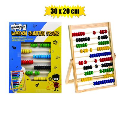 EDUCATIONAL WOODEN COUNTING FRAME