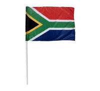 SOUTH AFRICAN FLAG WITH DOWEL