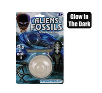 ALIEN FOSSIL EXCAVATION KIT GLOW IN THE DARK