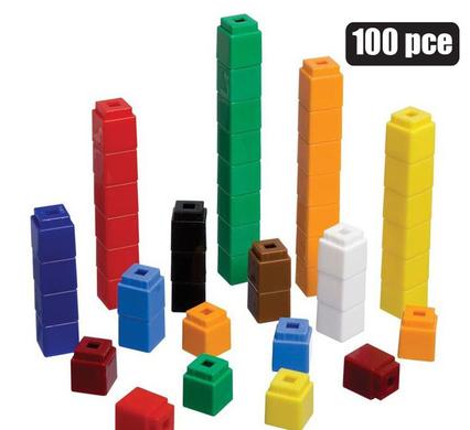 EDUCATIONAL TOY COUNTING BLOCKS 100PC