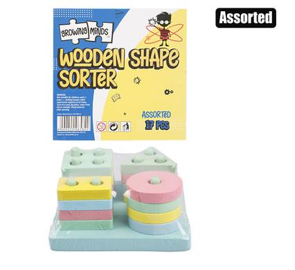 WOODEN SHAPE SORTER TOY