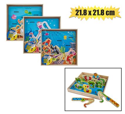 WOODEN EDUCATIONAL FISHING GAME