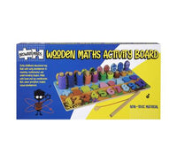 WOODEN MATHS ACTIVITY BOARD