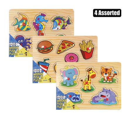 WOODEN PUSH IN PUZZLE FOR KIDS