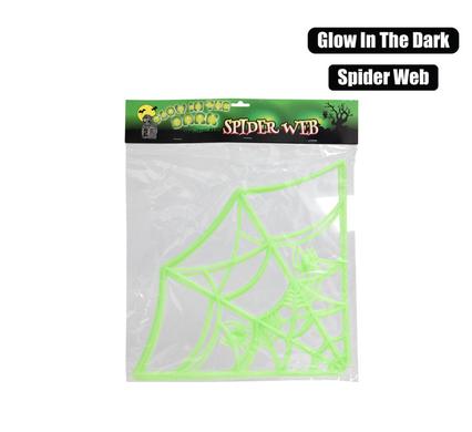 GLOW IN THE DARK SPIDER WEB