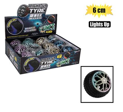 LIGHT-UP BOUNCE TYRE BALL