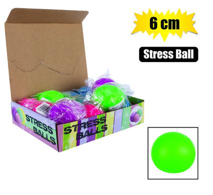 NOVELTY BALL STRESS NEON 6cm