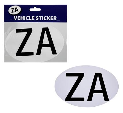 ZA VEHICLE STICKER