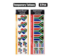 TATTOO STICKERS SA FLAG 8PC