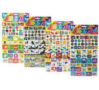 STICKER 3 STYLES 100PC ASSORTED