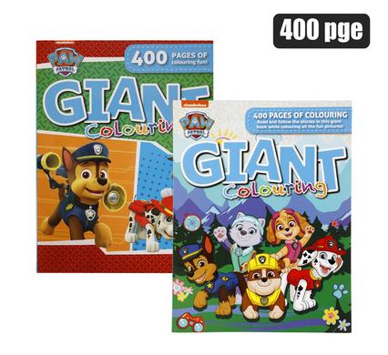 PAW PATROL GIANT COLOURING BOOK 400 PAGE