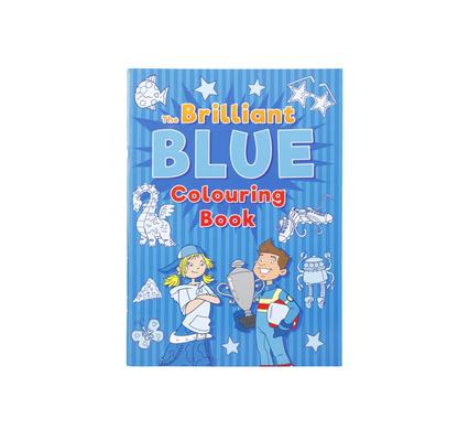 BRILLIANT BLUE COLOURING BOOK