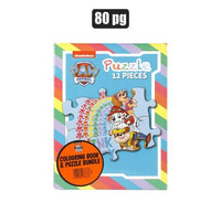 PAW PATROL COLOURING BOOK & PUZZLE