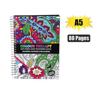 ADULT THERAPY COLOURING BOOK A5