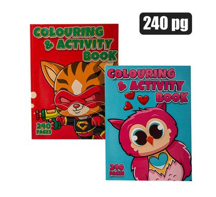 COLOURING BOOK 240 PAGE