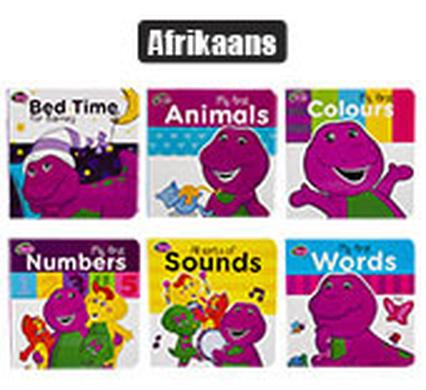 AFRIKAANS EDUCTIONAL BOOK BARNEY ASSORTED